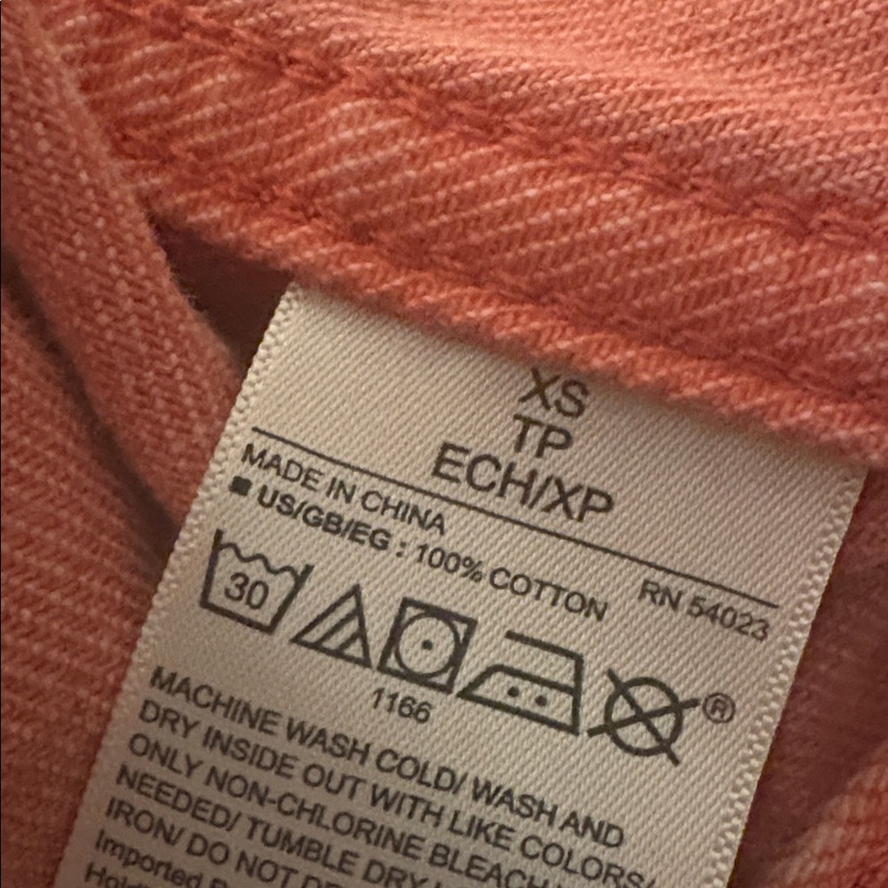 GAP CORAL DENIM JACKET - Picture 6 of 6